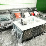 14.76ft x 82ft Masking Film with Tape 0.06MM Paint Dust Protection Cover 16178