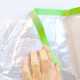 14.76ft x 82ft Masking Film with Tape 0.06MM Paint Dust Protection Cover 16178