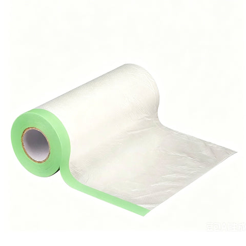 14.76ft x 82ft Masking Film with Tape 0.06MM Paint Dust Protection Cover 16178