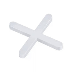 FixtureDisplays® 100PK Tile Spacers 0.8X0.8X0.3 cm (1/8 Inch) PP Plastic Tile Leveling Spacers, Smooth Burr-Free, Durable, Heat Resistant, for Floor & Wall Tile Installation 16181