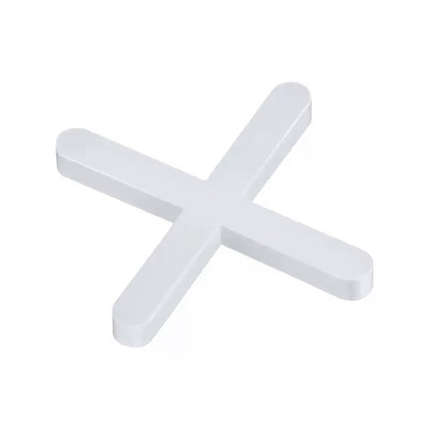 FixtureDisplays® 100PK Tile Spacers 0.8X0.8X0.3 cm (1/8 Inch) PP Plastic Tile Leveling Spacers, Smooth Burr-Free, Durable, Heat Resistant, for Floor & Wall Tile Installation 16181