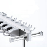 Mop Rack Drain PanTray MRO Stainless Steel Movable Broom Holder Organizer 16182