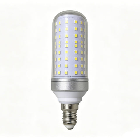 30W LED Corn Bulb E14 6500K Cool White 130 LEDs Energy Saving Light 16184