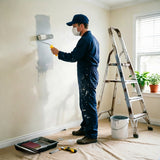 18  White Polyester Paint Roller Cover Reusable Wall Ceiling Paint Sleeve 16190