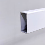118.11 X 0.59 X 1.18¡± Iron Support Rod White Powder-Coated for DIY Racks 16192