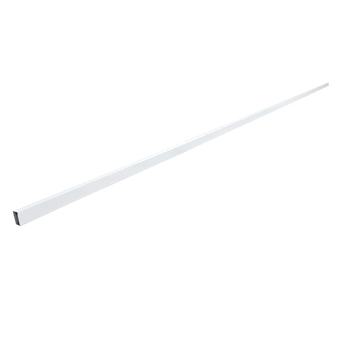 118.11 X 0.59 X 1.18¡± Iron Support Rod White Powder-Coated for DIY Racks 16192