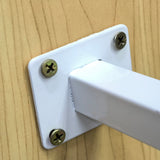 9.84 X 1.77 X 2.17¡± Iron Hook White Powder-Coated Fits 0.59¡± Square Tubes 16193