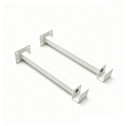 9.84 X 1.77 X 2.17¡± Iron Hook White Powder-Coated Fits 0.59¡± Square Tubes 16193