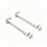 9.84 X 1.77 X 2.17¡± Iron Hook White Powder-Coated Fits 0.59¡± Square Tubes 16193