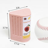 Fresh Peach Gel Air Freshener Odor Eliminator for Home Car Bathroom 0.44lb 16194--Peach