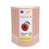Fresh Peach Gel Air Freshener Odor Eliminator for Home Car Bathroom 0.44lb 16194--Peach