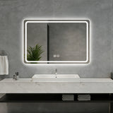 27.56  LED Smart Bathroom Mirror Anti-Fog Touch Control Vanity Mirror 16195