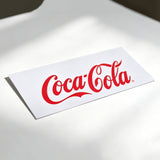 8x2.5 Coca-Cola UV Decal Sticker Red Waterproof Replacement for 12176 16199