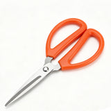5.71  Stainless Steel Small Scissors Orange Handle Office Craft Utility 16202