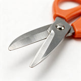 5.71  Stainless Steel Small Scissors Orange Handle Office Craft Utility 16202