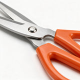 5.71  Stainless Steel Small Scissors Orange Handle Office Craft Utility 16202