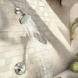 Shower Trim Faucet Set System 4.3 Head Handheld 3 Spray Brass Valve 16203
