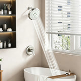 Shower Trim Faucet Set System 4.3 Head Handheld 3 Spray Brass Valve 16203