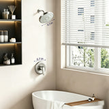 Shower Trim Faucet Set System 4.3 Head Handheld 3 Spray Brass Valve 16203