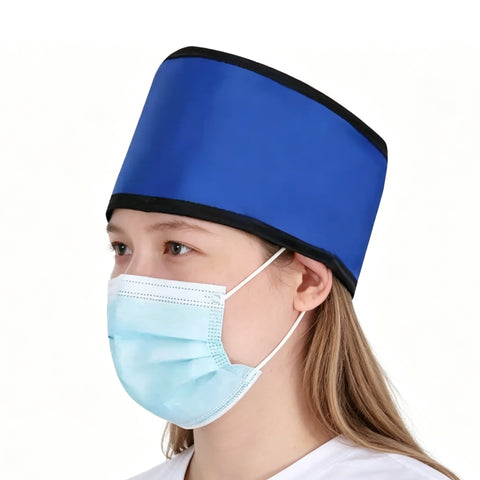 0.5mm Lead X-Ray Radiation Protection Cap Medical Shield Hat 23.6  Head 16209