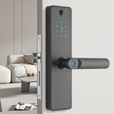 Smart Door Lock Fingerprint Keypad RFID Card Tuya App Keyless Entry Lock 16211