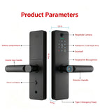 Smart Door Lock Fingerprint Keypad RFID Card Tuya App Keyless Entry Lock 16211