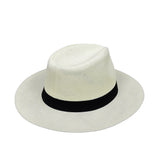 2PK Off White Straw Cowboy Hats Wide Brim Western Sun Hat Adjustable Unisex 16213-2PK