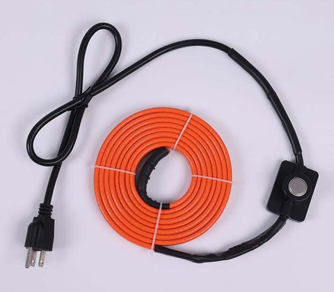 18FT Pipe Heat Tape 110V 5W/FT Dry Sprinkler System RV Anti-Freeze Heater 16220