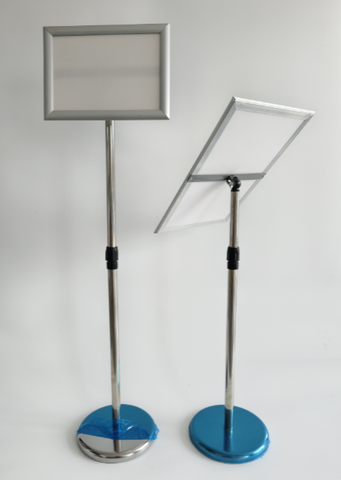 11X17 Poster Stand Signage Directions Landscape Portrait Sign Holder Guide 16222