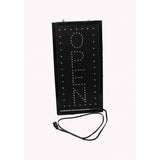 OPEN Vertical LED Sign with Hanging Chain   Red & Blue 16675