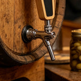 DIY Chrome Beer Tap Handle Ferrule 3/8x16 Large end 3/8x16 Female Small End