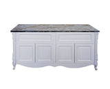 60 Kitchen Island Storage Cabinet Kitchen Dining Room Furniture with Embossment