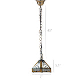 Tiffany Hanging Bar Light Stained Glass Island Lamp Ceiling Pendant LightFixture