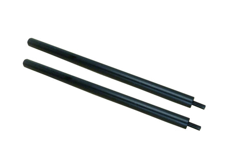 2PK 1/2 Aluminum Rods 10L Threaded Ends With All Thread Metal Rods Bar