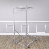 File Rolling Stand Blueprints Organizer Rack 12PC 36" Hanging Clamps 27X46.5X66" 16742+16741-36