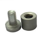 Sand Blast Stainless Steel Advertisment Screws Metal Standoffs 19x20mm Hardware