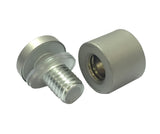 Sand Blast Stainless Steel Advertisment Screws Metal Standoffs 19x20mm Hardware