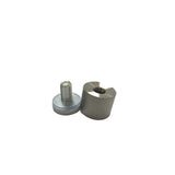 Sand Blast Stainless Steel Advertisment Screws Metal Standoffs 19x25mm Hardware