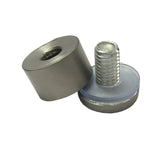 Sand Blast Stainless Steel Advertisment Screws Metal Standoffs 20x25mm Hardware