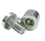 Polished Stainless Steel Advertisment Screws Metal Standoffs 19x20mm Hardware