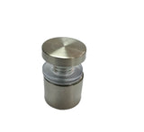 Standoff Hardware Frame Spacer Glass Screw Brushed Chrome Sand Blast Matte