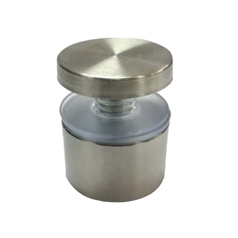 Standoff Hardware Frame Spacer Glass Screw Brushed Chrome Sand Blast Matte