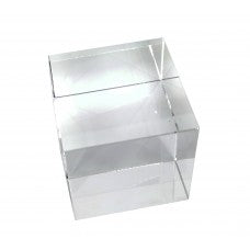 1.5x1.5x1.5 Riser Paper Weight Clear Crystal Cube Riser Solid Block