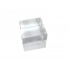 Fixture Displays 1x1x1 Riser Paper Weight Clear Crystal Cube Riser Solid Block