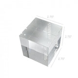 2.75x2.75x2.75 Riser Paper Weight Clear Crystal Cube Riser Solid Block