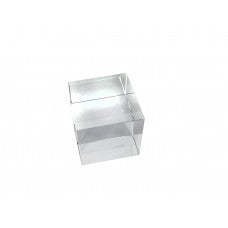 3.5x3.5x3.5 Riser Paper Weight Clear Crystal Cube Riser Solid Block