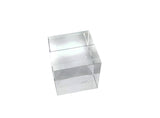 2x2x2 Riser Paper Weight Clear Crystal Cube Riser Solid Block