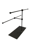 FixtureDisplays® Modern Metal 2 Tier Tabletop Bracelet & Necklace Jewelry Organizer Display Black Tree Rack Trendy Jewelry Stand 16773