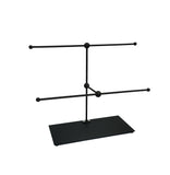 FixtureDisplays® Modern Metal 2 Tier Tabletop Bracelet & Necklace Jewelry Organizer Display Black Tree Rack Trendy Jewelry Stand 16773