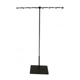 FixtureDisplays® Height Adjustable Jewelry Organizer, 8-Hook Necklace / Bracelet Jewelry Organizer Display Rack Hanger Black 16774